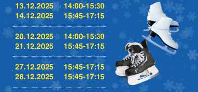 Verejné korčuľovanie - Vianoce 2025